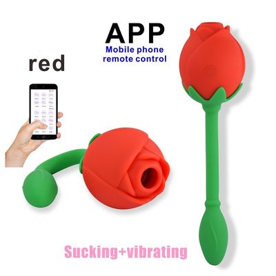 IPX6 Rose Clitoral Sucker Máy rung Đồ chơi tình dục Âm đạo Kích thích Điểm G Thiết bị mút âm vật