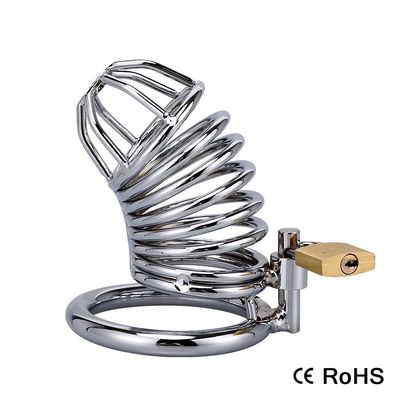 Có thể khóa được bằng kim loại nhỏ trinh tiết lồng rung con gà trống 45mm cho đồng tính nam