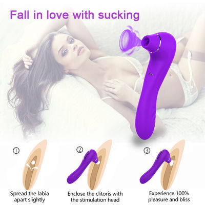 Máy rung tình dục dành cho người lớn có thể giặt được Đồ chơi lưỡi nhấp 10 tốc độ 190mm