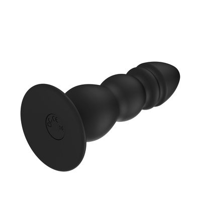 Màu đen 10 tốc độ Đồ chơi tình dục qua đường hậu môn Máy rung vòng nam 11,3cm Bao bì kín đáo