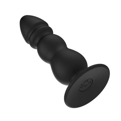 Màu đen 10 tốc độ Đồ chơi tình dục qua đường hậu môn Máy rung vòng nam 11,3cm Bao bì kín đáo