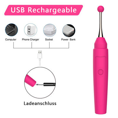 17,6cm Massage núm vú Máy rung điểm G Âm vật Đồ chơi tình dục nữ Tốc độ đơn