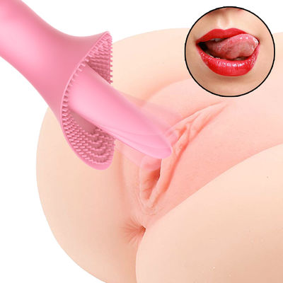Kích thích gấp đôi Đồ chơi tình dục mật ong 5.9 inch Sucker Lưỡi 10 tần số