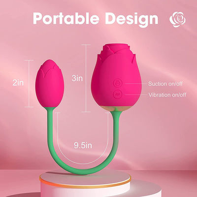 IPX7 Rose Mút điều khiển từ xa Love Egg Food Grade Silicone