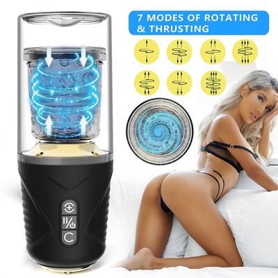 TPE ABS Máy rung Cốc thủ dâm 300 vòng / phút Cốc thủ dâm cho nam giới