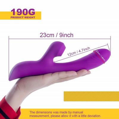 10 tốc độ đa chức năng Dương vật giả Máy mát xa hút điện 23,7cm Thiết kế im lặng