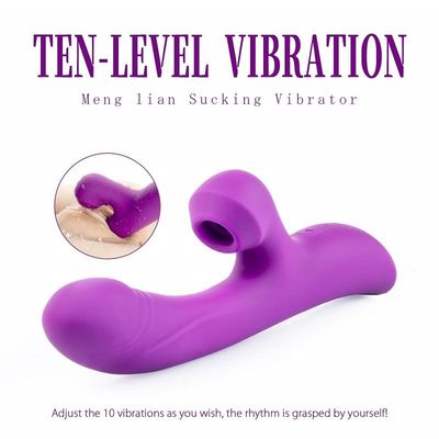 10 tốc độ đa chức năng Dương vật giả Máy mát xa hút điện 23,7cm Thiết kế im lặng