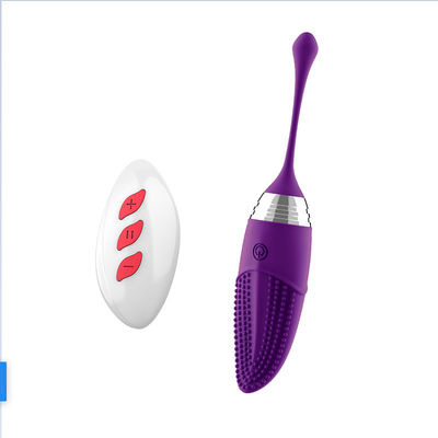 Máy rung trứng silicone điều khiển từ xa 10 tần số 100mm IPX7 chống thấm nước