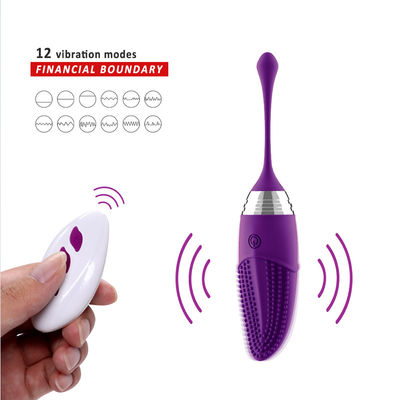Máy rung trứng silicone điều khiển từ xa 10 tần số 100mm IPX7 chống thấm nước