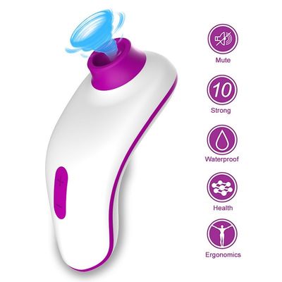 Núm vú bú mật ong Đồ chơi tình dục 10 tốc độ y tế Lớp silicone điện hút mát xa