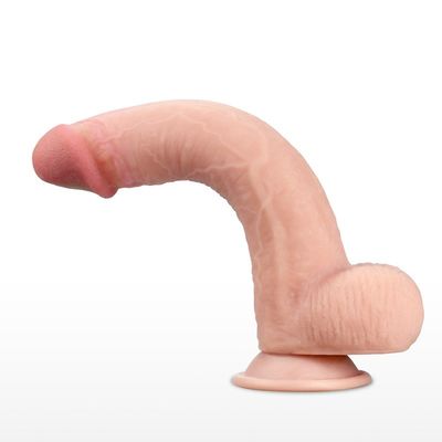 Đồ chơi tình dục dương vật giả thực tế khổng lồ 8 inch cho nữ Thủ dâm hai lớp