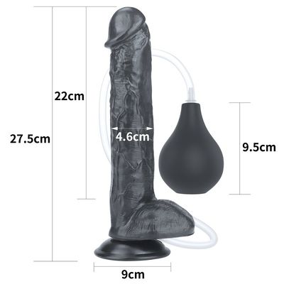 11 inch 22 cm Dương vật giả xuất tinh thực tế không thấm nước Thủ dâm