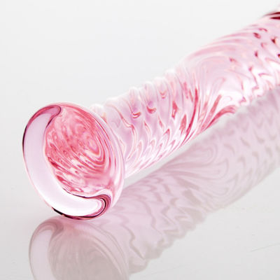 Đồ chơi tình dục bằng thủy tinh pha lê khổng lồ 17cm Dương vật giả không có mùi được CE phê duyệt