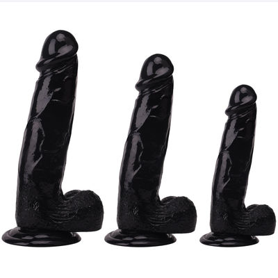 Đồ chơi tình dục dương vật giả cốc hút thực tế 22cm Crystal Dick cho nữ