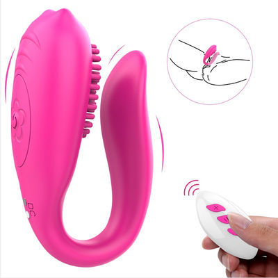 Máy rung không dây khiêu dâm Đồ chơi tình dục G Spot U Shaped Clitoris Kích thích