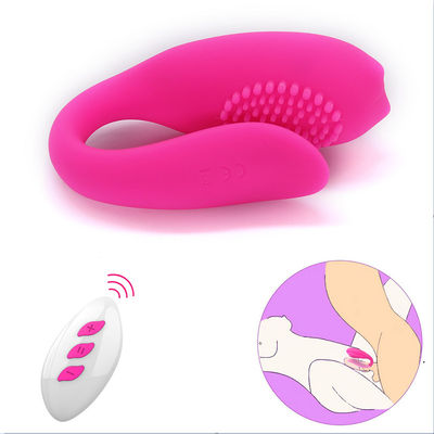 Máy rung không dây khiêu dâm Đồ chơi tình dục G Spot U Shaped Clitoris Kích thích