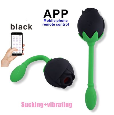 IPX6 Rose Clitoral Sucker Máy rung Đồ chơi tình dục Âm đạo Kích thích Điểm G Thiết bị mút âm vật