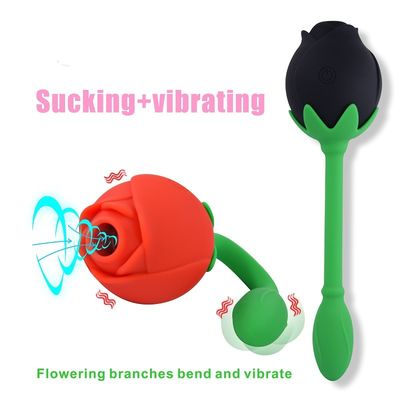 IPX6 Rose Clitoral Sucker Máy rung Đồ chơi tình dục Âm đạo Kích thích Điểm G Thiết bị mút âm vật