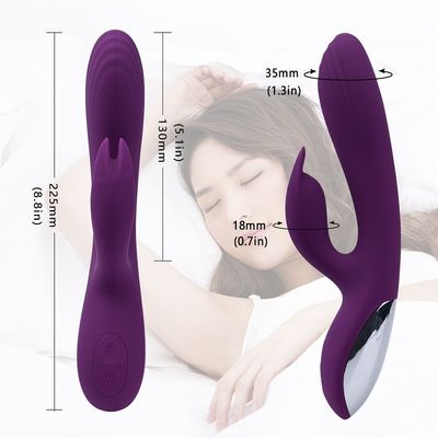 Sạc USB 22,5cm Đồ chơi tình dục Máy rung Silicone khỏe mạnh 10 tốc độ
