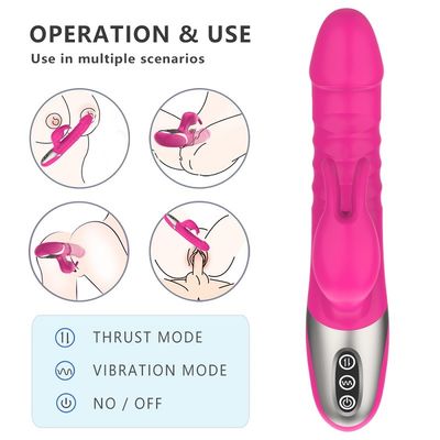 Máy kích thích âm vật bằng kính thiên văn 215mm Lưỡi liếm Đồ chơi tình dục