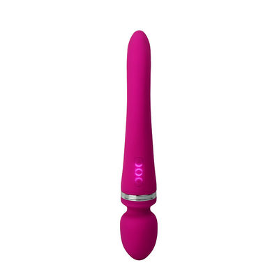 10 tốc độ Động cơ kép Silent Magic Wand mạnh mẽ 22cm Thân thiện với làn da