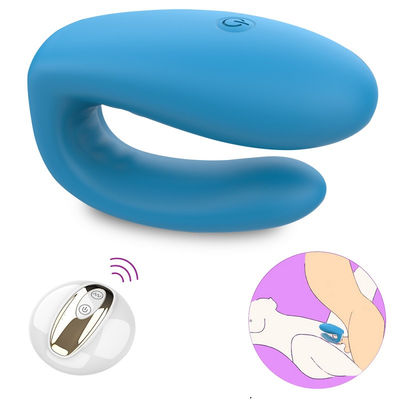 2 Động cơ Máy rung Loại U Đồ chơi tình dục Silicone ABS Điều khiển từ xa không dây ODM