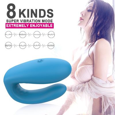 2 Động cơ Máy rung Loại U Đồ chơi tình dục Silicone ABS Điều khiển từ xa không dây ODM