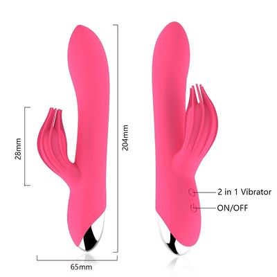 Đồ chơi tình dục máy rung silicon động cơ kép 50db Độ ồn thấp không độc hại đa chức năng