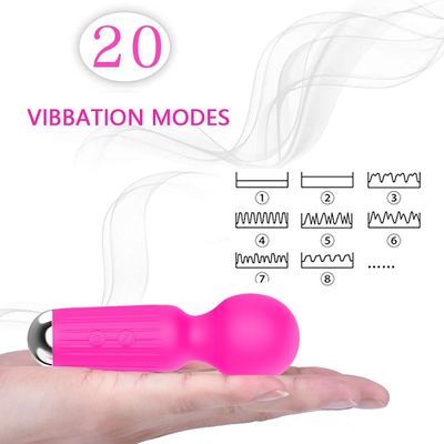 Ipx5 Magic Wand G Spot 20 tần số không thấm nước Dương vật giả cho phụ nữ