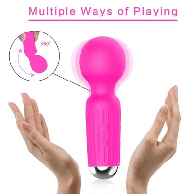 Ipx5 Magic Wand G Spot 20 tần số không thấm nước Dương vật giả cho phụ nữ