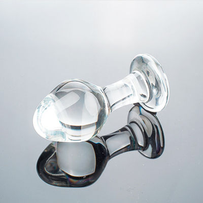 8,6cm Nút thủy tinh Đồ chơi tình dục qua đường hậu môn Trong suốt cho Người lớn Cửa hàng tình dục