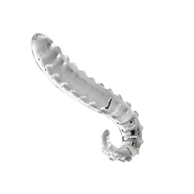 Dương vật giả thủy tinh Hippocampus màu hồng Đồ chơi dài đồng tính tuyến tiền liệt Đồ chơi điều khiển từ xa Nút cắm ODM