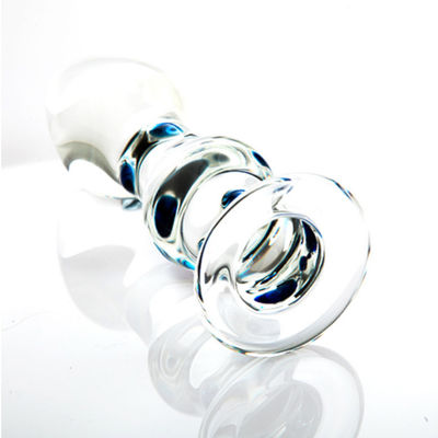 Đồ chơi tình dục có nút điều khiển từ xa bằng kính IP68 Dương vật bằng pha lê trong suốt