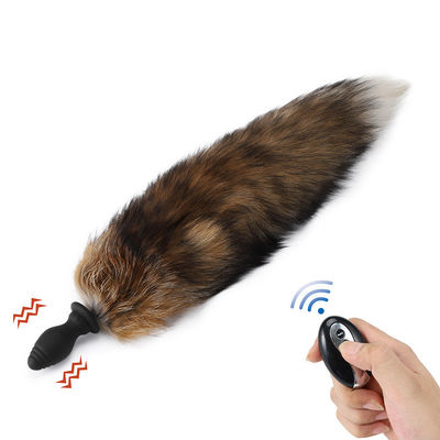 Điều khiển từ xa OEM Foxy Tail Plug Hậu môn 45cm cho nữ Trò chơi BDSM