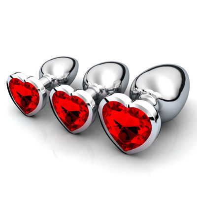 Đồ chơi tình dục hậu môn bằng tinh thể có thể tháo rời Nút cắm bằng thép không gỉ CE ROHS