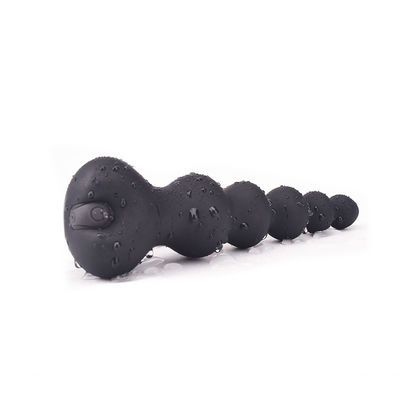 Điều khiển từ xa Đồ chơi tình dục cho hậu môn Hạt hậu môn Cắm rung kép 16cm