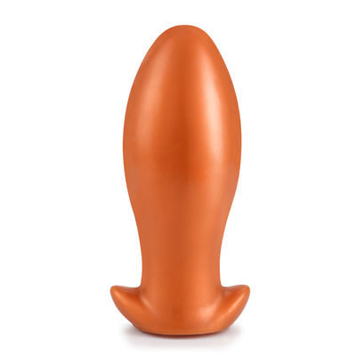 Đồ chơi tình dục qua đường hậu môn bằng vàng đen Dick Hậu môn Ri gợn sóng silicone không thấm nước OEM ODM