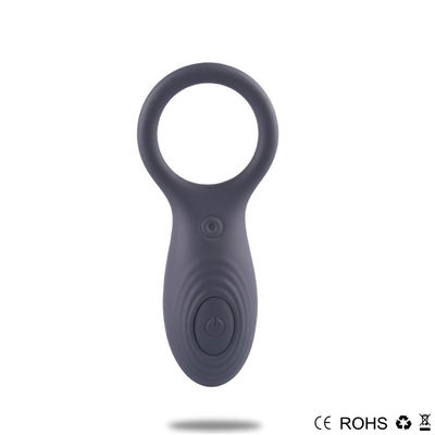Người lớn silicone Đồ chơi tình dục cho nam giới Vòng rung dương vật 13 Tần số 50DB Tiếng ồn thấp
