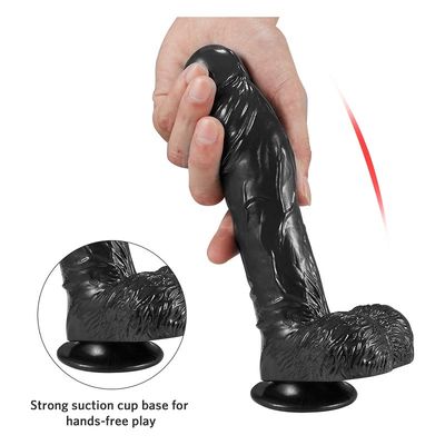 TPE Real Feel cho nam giới Đồ chơi tình dục mở rộng Dây đeo trên Dilldo 20cm
