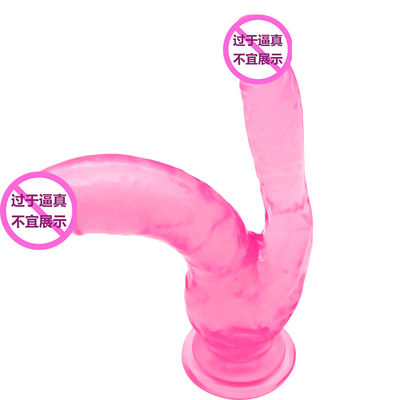 TPE Real Feel Realistic Strap trên dương vật mở rộng 20cm
