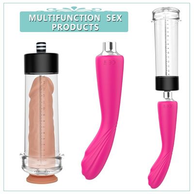 Dương vật phóng to điện tử Đồ chơi tình dục cho nam giới Màn hình LCD USB có thể sạc lại 15cm