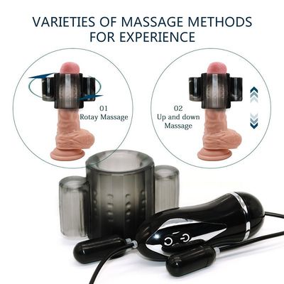 9v ABS điều khiển từ xa dương vật Vòng tay áo cặp Đồ chơi tình dục Kích thích điện