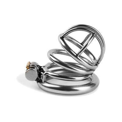 Thép không gỉ Đồ chơi tình dục nam giới Con gà trống Lồng trinh tiết Nam Thiết bị trinh tiết 50mm