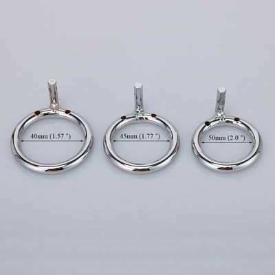 Có thể khóa được bằng kim loại nhỏ trinh tiết lồng rung con gà trống 45mm cho đồng tính nam