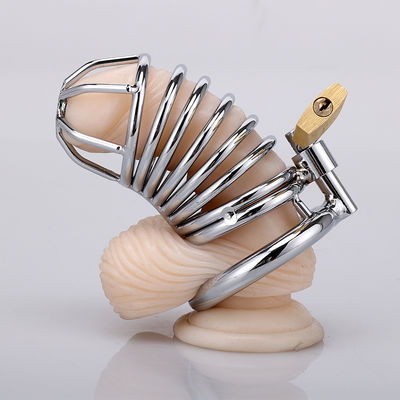 Có thể khóa được bằng kim loại nhỏ trinh tiết lồng rung con gà trống 45mm cho đồng tính nam