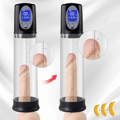 Đồ chơi tình dục nam tự động 29cm Màn hình LCD đồng xu Bơm mở rộng ROHS được chứng nhận