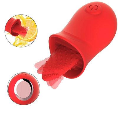 CE Rohs 10 tốc độ Lưỡi liếm rung Máy hút bằng miệng cho cặp đôi