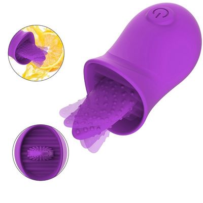 CE Rohs 10 tốc độ Lưỡi liếm rung Máy hút bằng miệng cho cặp đôi