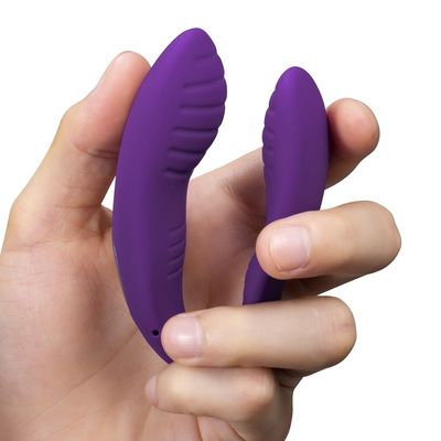 Đồ chơi tình dục phụ nữ hình chữ U có thể sạc lại 10 tốc độ Chiều dài 11cm