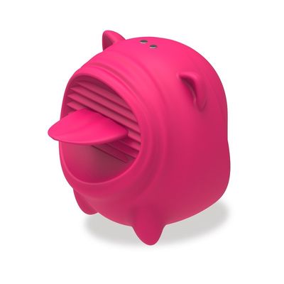 10 tốc độ Núm vú bú Đồ chơi tình dục của phụ nữ bằng miệng Liếm silicone y tế 6,5 cm